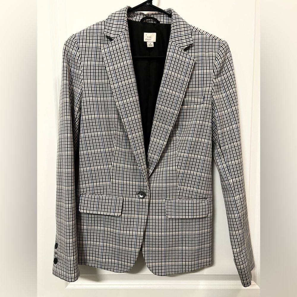 A New Day Plaid Blazer
